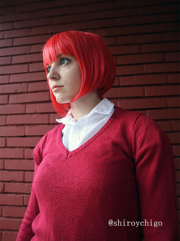 Mah¨­ Tsukai no Yome Chise Hatori Cosplay Red Wigs