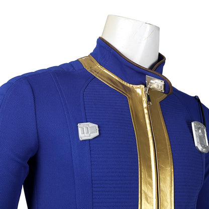 Fallout 4 Vault No. 75 Sheltersuit Male Full Set Cosplay Costumes