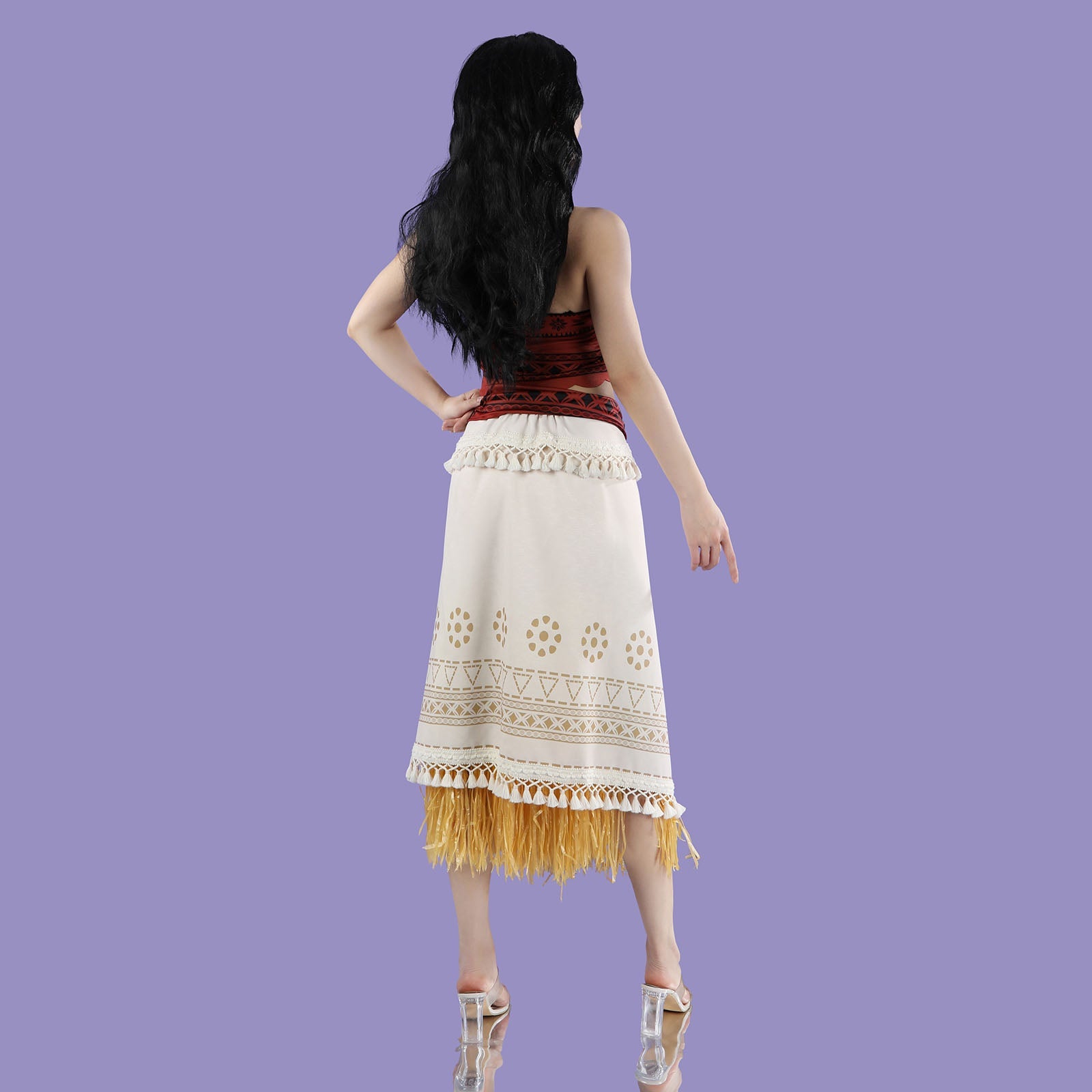 Movie Moana 2 Princess Carnival Dress Women Girl Cosplay Costumes