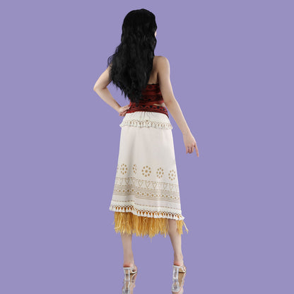 Movie Moana 2 Princess Carnival Dress Women Girl Cosplay Costumes