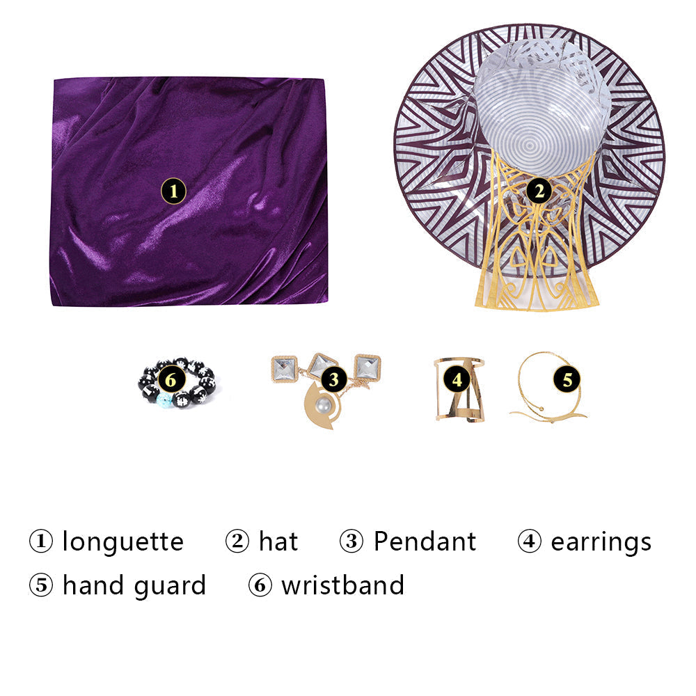 Black Panther 2 Wakanda Forever Queen Ramonda Top Cosplay Costumes