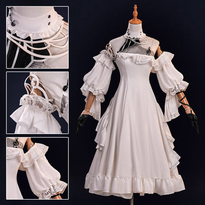 omgcos Game Wuthering Waves Phrolova White Dress Cosplay Costume