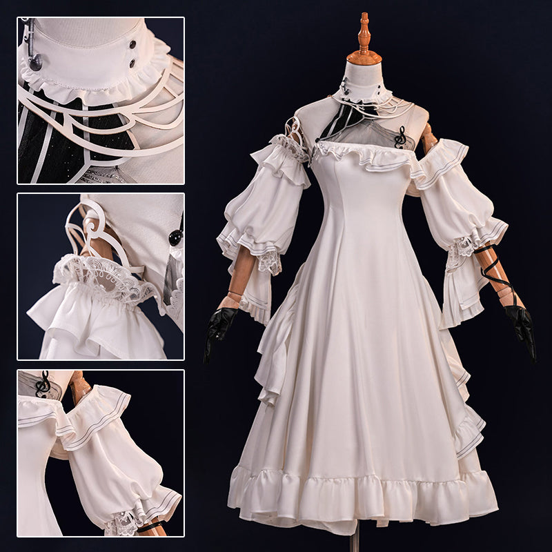 omgcos Game Wuthering Waves Phrolova White Dress Cosplay Costume