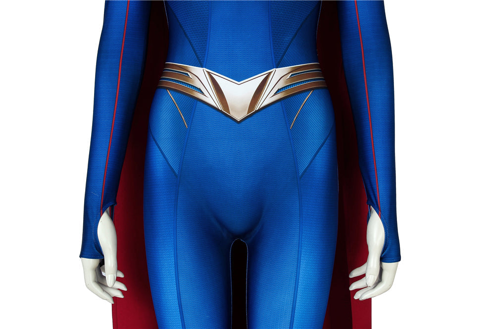 Supergirl Season 5 Kara Zor-el Zentai Jumpsuit Bodysuit Cosplay Costumes