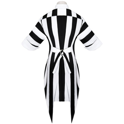 Beetle Juice Michael Keaton Stripe Suit Women Cosplay Costumes