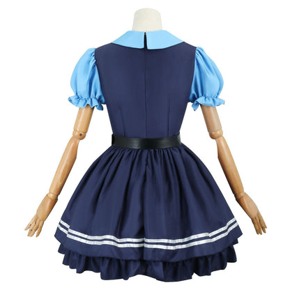 Zoo Judy Hopps Long and Short Sleeves Police Uniform Cosplay Costumes