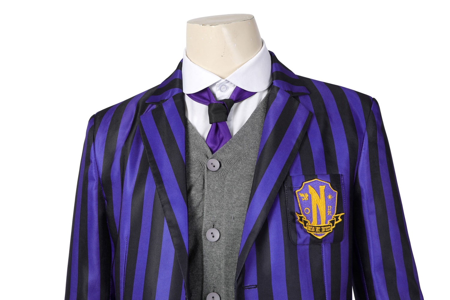 Wednesday 2 The Addams Family Eugene Otinger Nevermore Academy Uniform Cosplay Costumes