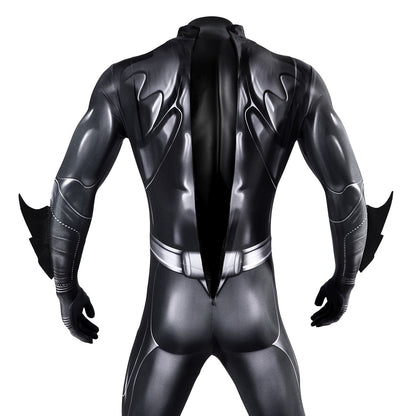 Batman Forever Bruce Thomas Wayne Jumpsuit with Cloak Cosplay Costumes