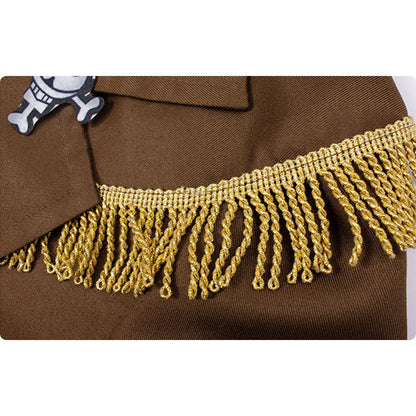 Anime One Piece Portgas D. Ace Live action Version Cosplay Costume