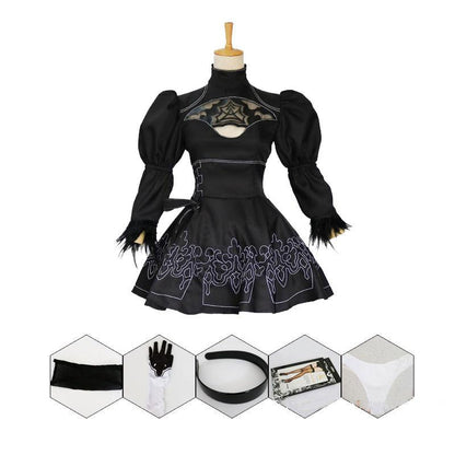 Nier: Automata 2B YoRHa No.2 Type B Cosplay Costumes