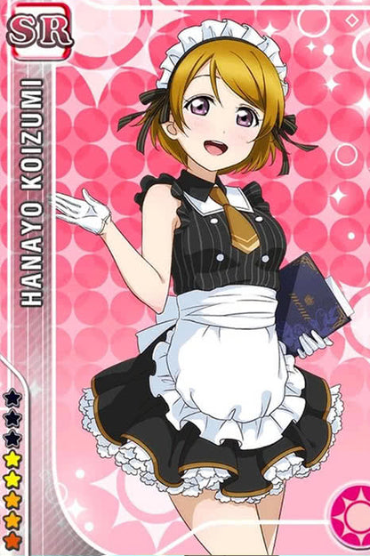 Love Live! Anime Cosplay Costumes Maid Uniforms Black and White Dresses