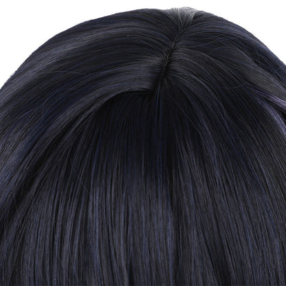 Genshin Impact Yelan Black Gradient Purple Cosplay Wigs