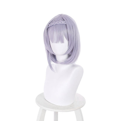 Genshin Impact Noelle Light Purple Short Cosplay Wigs