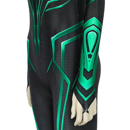 Thor 3 Ragnarok Trailer Hela Jumpsuit with Cloak Cosplay Costumes
