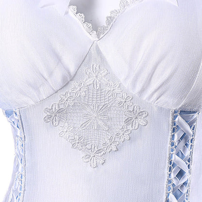 Azur Lane Cheshire White Seaside Melody Wedding Dress Cosplay Costumes