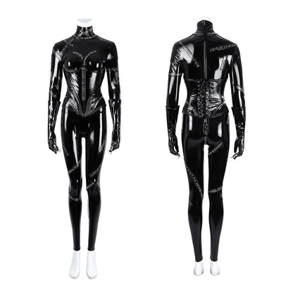 Batman Returns Cat Women Selina Kyle Jumpsuit Cosplay Costumes