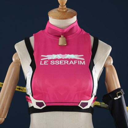Overwatch 2 Juno X LE SSERAFIM FEARLESS Female Cosplay Costumes