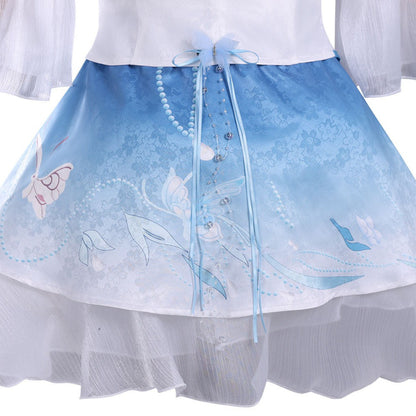 Naraka: Bladepoint Lannie Autumn Overture: Floating Cloud Costumes
