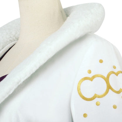 Anime Navigation Nico Robin Fur-collared Coat Cosplay Costumes