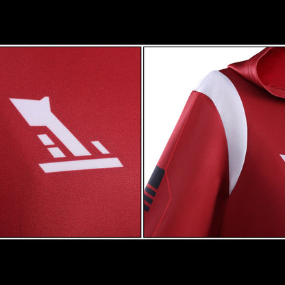 Naraka: Bladepoint Lin Qiye Red Jacket Fullset Cosplay Costumes