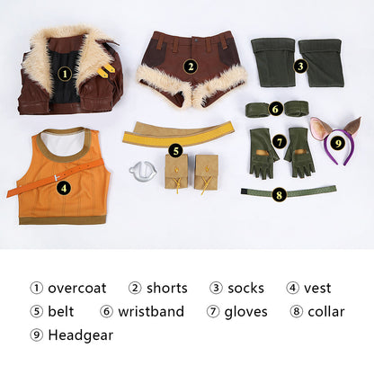 Marvel Rivals Squirrel Girl Full Set Top Level Cosplay Costumes