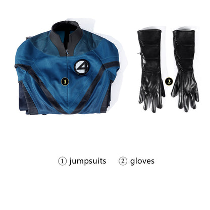 Fantastic Four 2005 Unstoppable Invisible Woman Fullset Cosplay Costumes