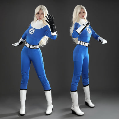 Fantastic Four First Steps Invisible Woman Susan Storm Richards Cosplay Costumes