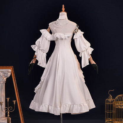 omgcos Game Wuthering Waves Phrolova White Dress Cosplay Costume