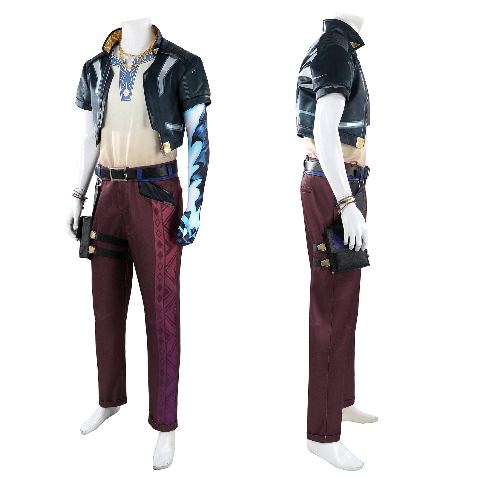 Game Valorant Veto Suit Top Fullset Cosplay Costumes