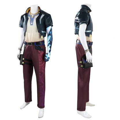 Game Valorant Veto Suit Top Fullset Cosplay Costumes