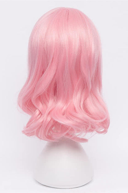 35cm Pink Curly TouHou Project Saigyouji Yuyuko Cosplay Wig