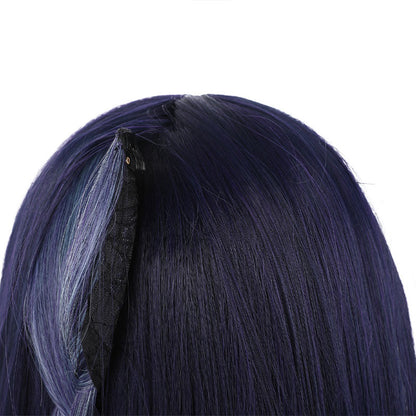 Genshin Impact Yun Jin Long Dark Purple Cosplay Wigs