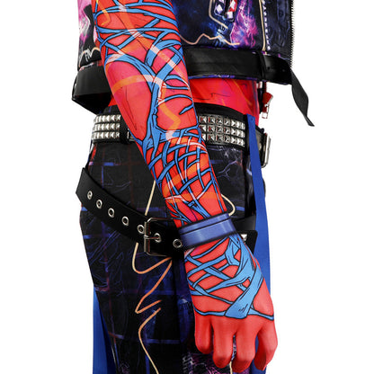 Spider-Man Across The Spider-Verse Spider-Punk Hobart Hobie Brown Full Set Costumes