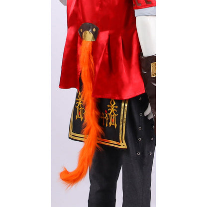 Final Fantasy XIV: Endwalker G¡¯raha Tia Red Cat Cosplay Costume