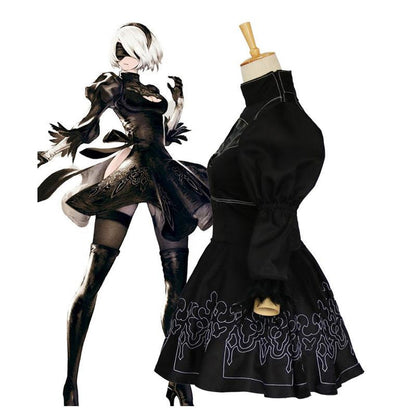 Nier: Automata 2B YoRHa No.2 Type B Cosplay Costumes