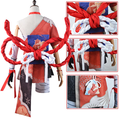 Genshin Impact Naganohara Yoimiya Cosplay Costumes