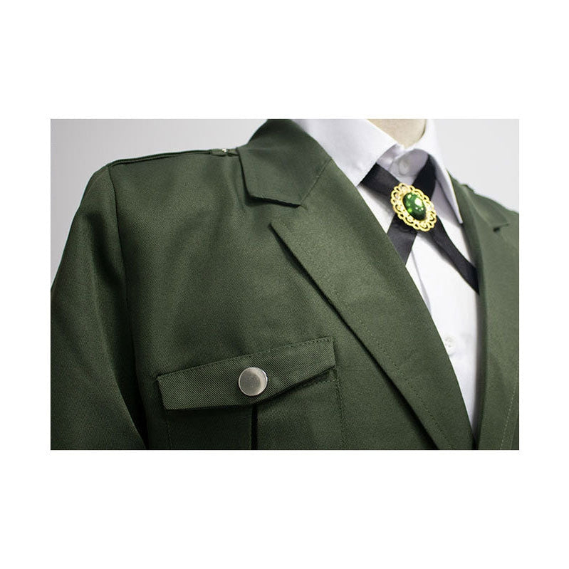 Attack on Titan 4 Season Mikasa Ackerman Survey Corps Uniform Set Cosplay Costume