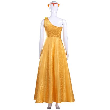 Zoo 2 Non-Mammalians Rise Judy Hopps Yellow Dress Cosplay Costumes