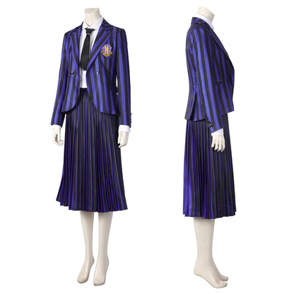 Wednesday 2 The Addams Family Nevermore Academy Uniform Enid Sinclair Bianca Barclay Costumes