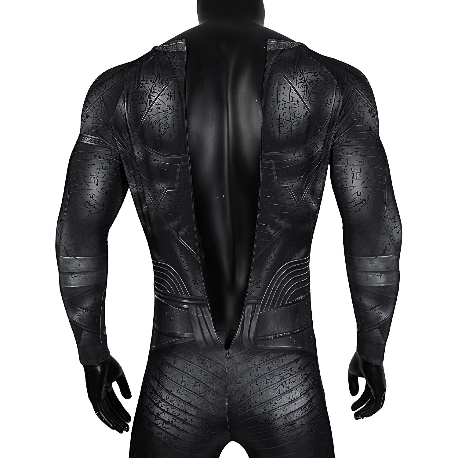 Comics Black Adam Male Jumpsuit with Hooded Cloak Costumes