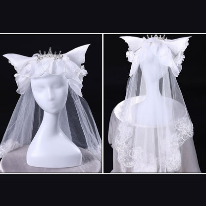 Azur Lane Cheshire White Seaside Melody Wedding Dress Cosplay Costumes