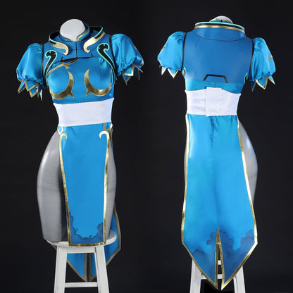 Overwatch 2 Juno X Street Fighter 6 Chun Li Cosplay Costumes