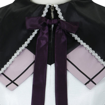 Puella Magi Madoka Magica Akemi Homura Combat Suit Cosplay Costumes
