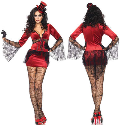 bodysuit adult Vampire halloween costume spider female demon clothing