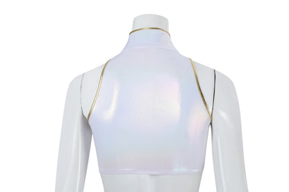 KPop Demon Hunters Rumi White Stage Outfit Cosplay Costumes