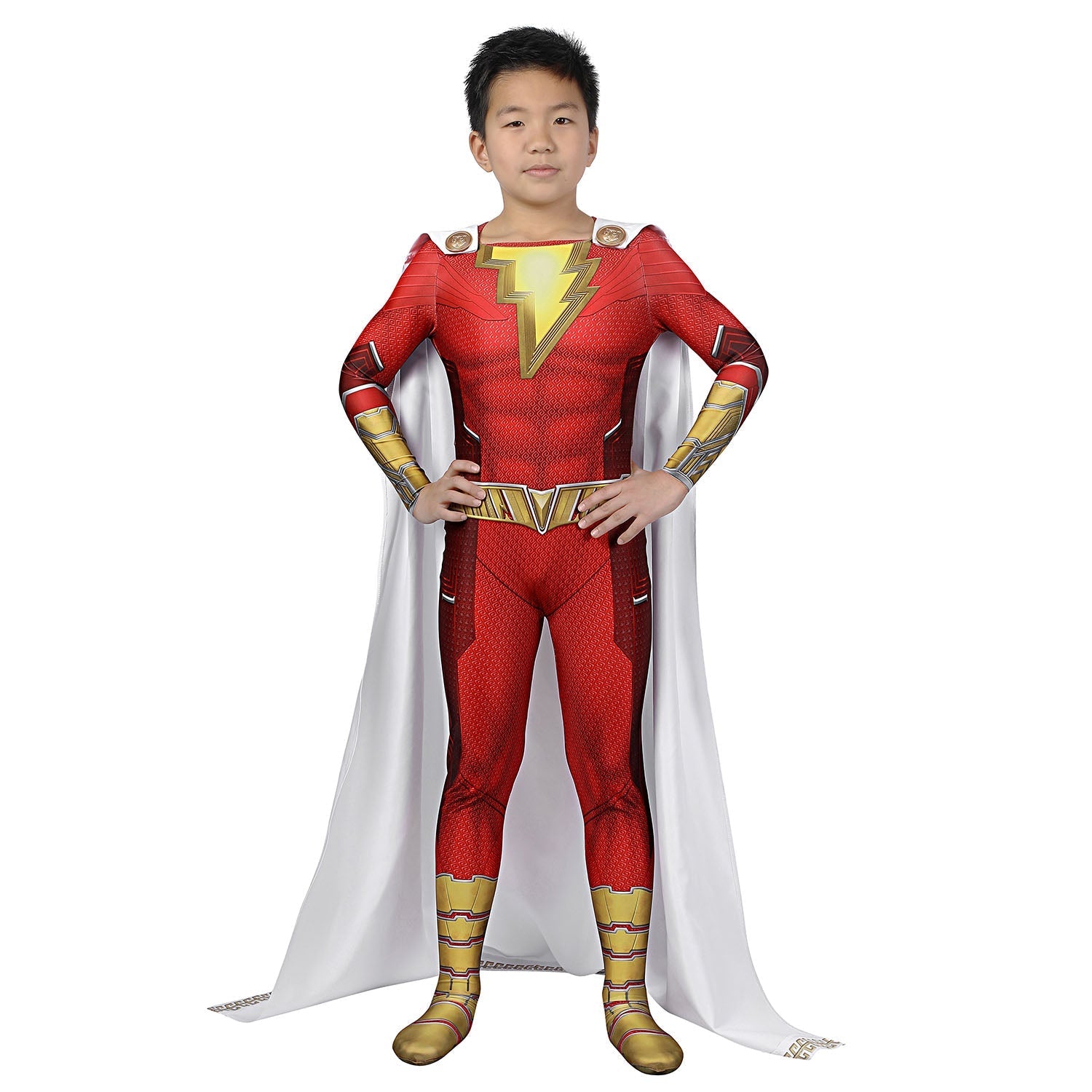 Shazam! Fury of the Gods Kids Jumpsuit Cosplay Costumes