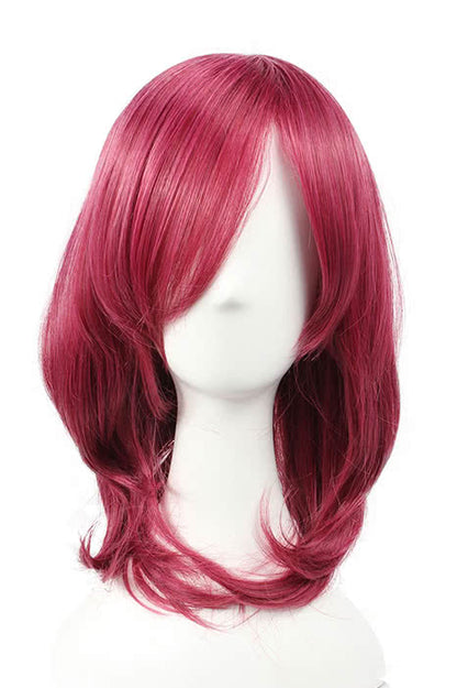 45cm Wine Curly Tales Of The Abyss Luke Fone Fabre Cosplay Wig