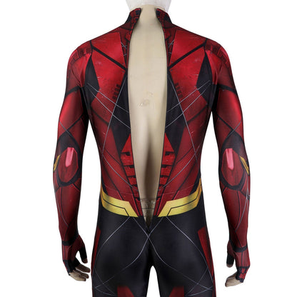 Justice League Barry Allen The Flash Jumpsuit with Mask Costumes