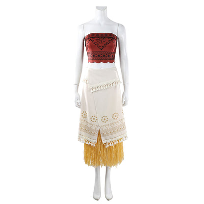 Movie Moana 2 Princess Carnival Dress Women Girl Cosplay Costumes