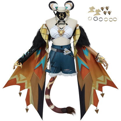 Genshin Impact Xilonen Natlan Ardent Flames Forge The Soulâ€?Cosplay Costumes